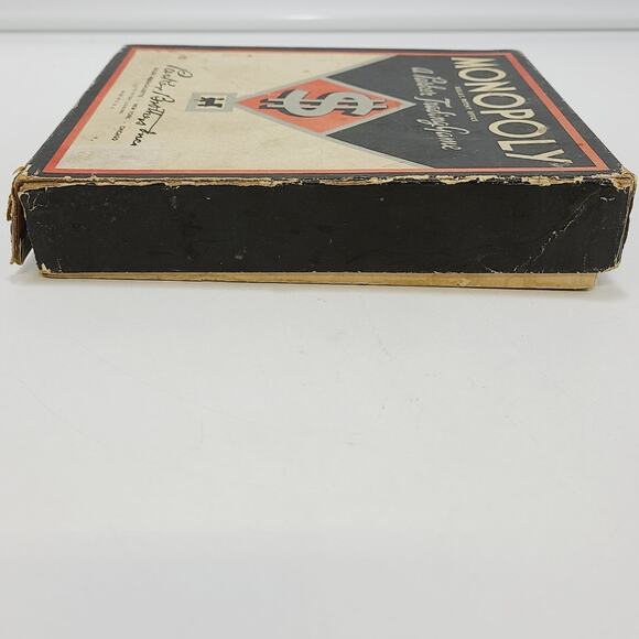 Monopoly 1936 Antique Vintage Black NO BOARD **IOB** - Picture 12 of 12